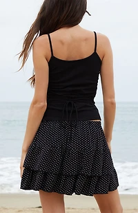 John Galt Black Basic Tank Top