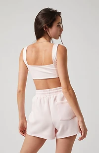 PAC 1980 Active Pink Sweat Shorts
