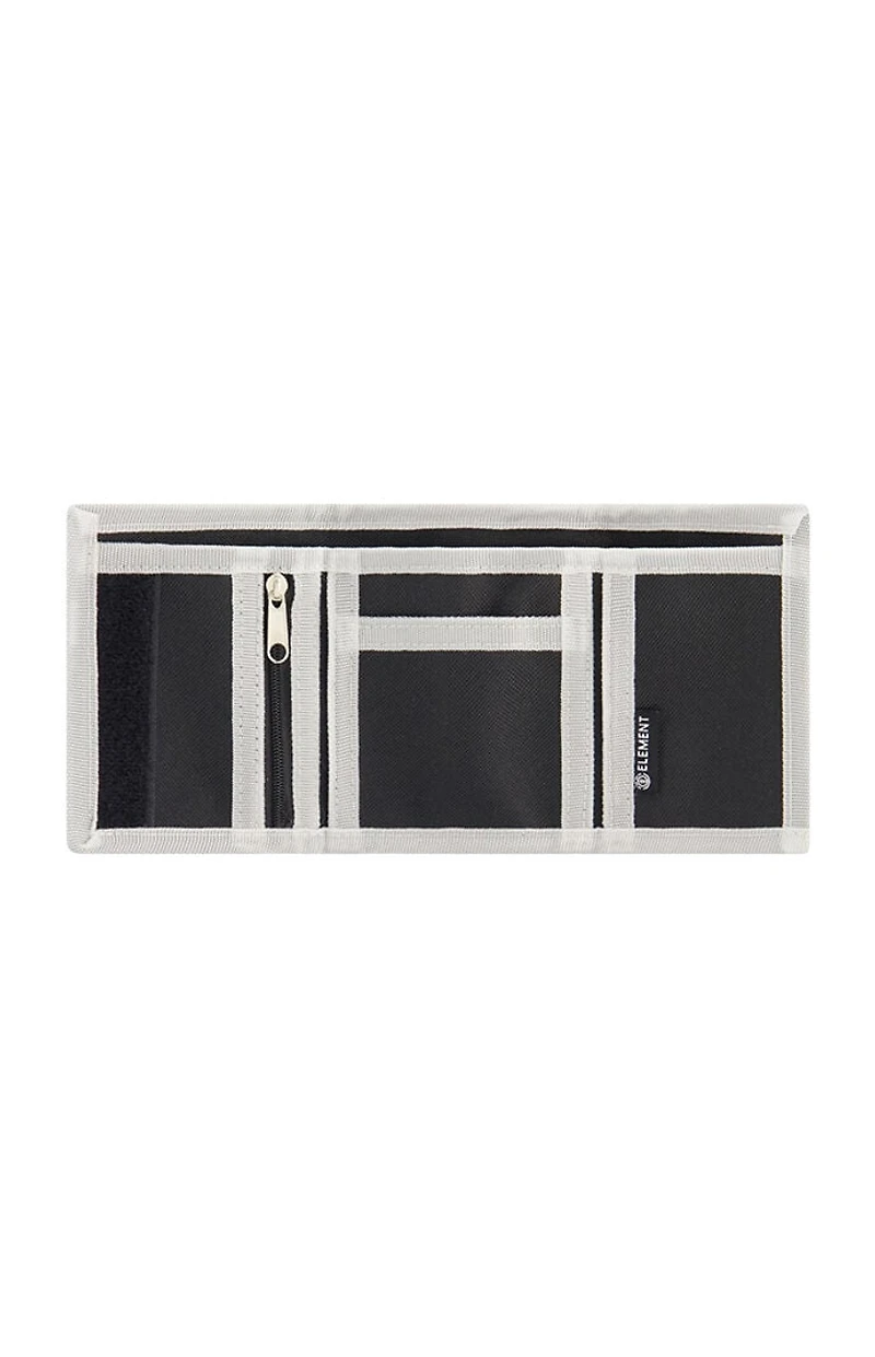 Element Black Tri-Fold Logo Wallet