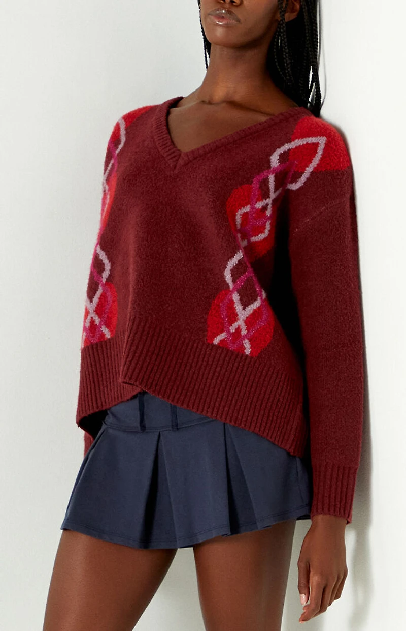 Your Favorite Elin V-Neck Oversized Sweater