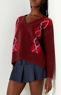 Your Favorite Elin V-Neck Oversized Sweater