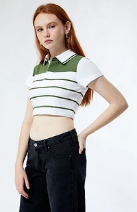 LA Hearts Sporty Polo Top