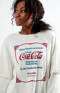 Coca Cola By PacSun Double Layered Long Sleeve T-Shirt