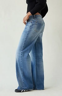 Pacsun Casey Low Rise Baggy Jeans Medium Indigo
