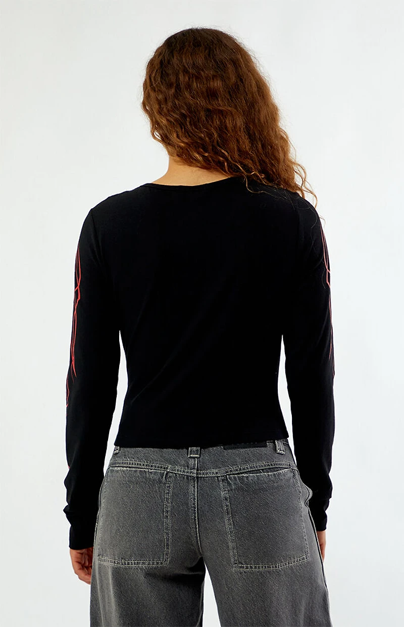 Von Dutch Long Sleeve Crop Top