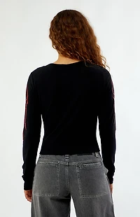 Von Dutch Long Sleeve Crop Top