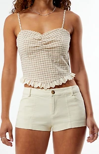 Pacsun Stretch Twill Micro Shorts