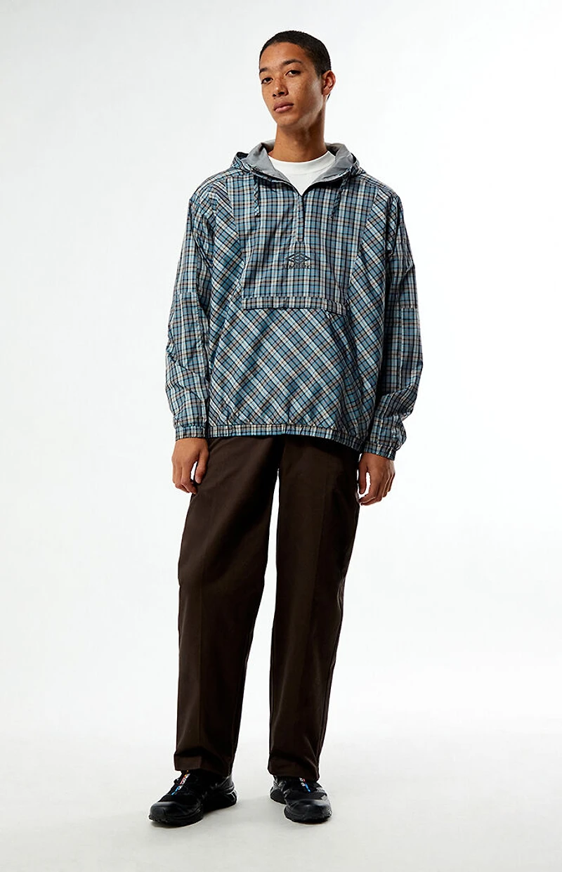 Umbro Checked Partial Zip Up Jacket