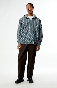 Umbro Checked Partial Zip Up Jacket