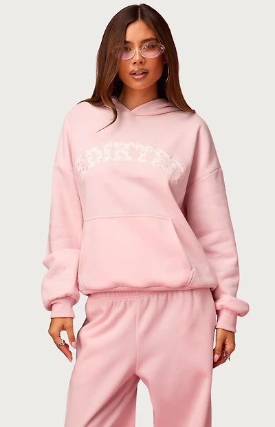 Edikted Hearts Barbie Oversized Hoodie