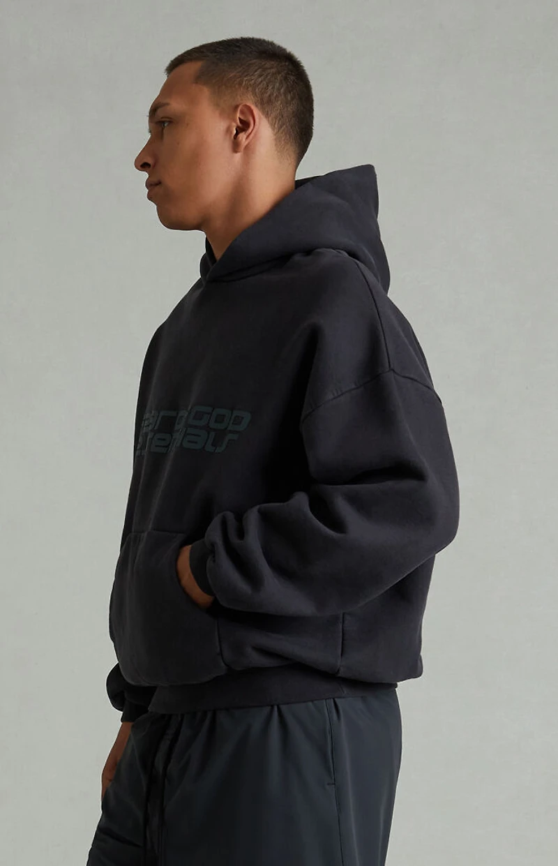 Fear of God ESSENTIALS Vintage Black '90s Fleece Hoodie