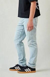 Pacsun Cade Straight Jeans Stretch Light Blue