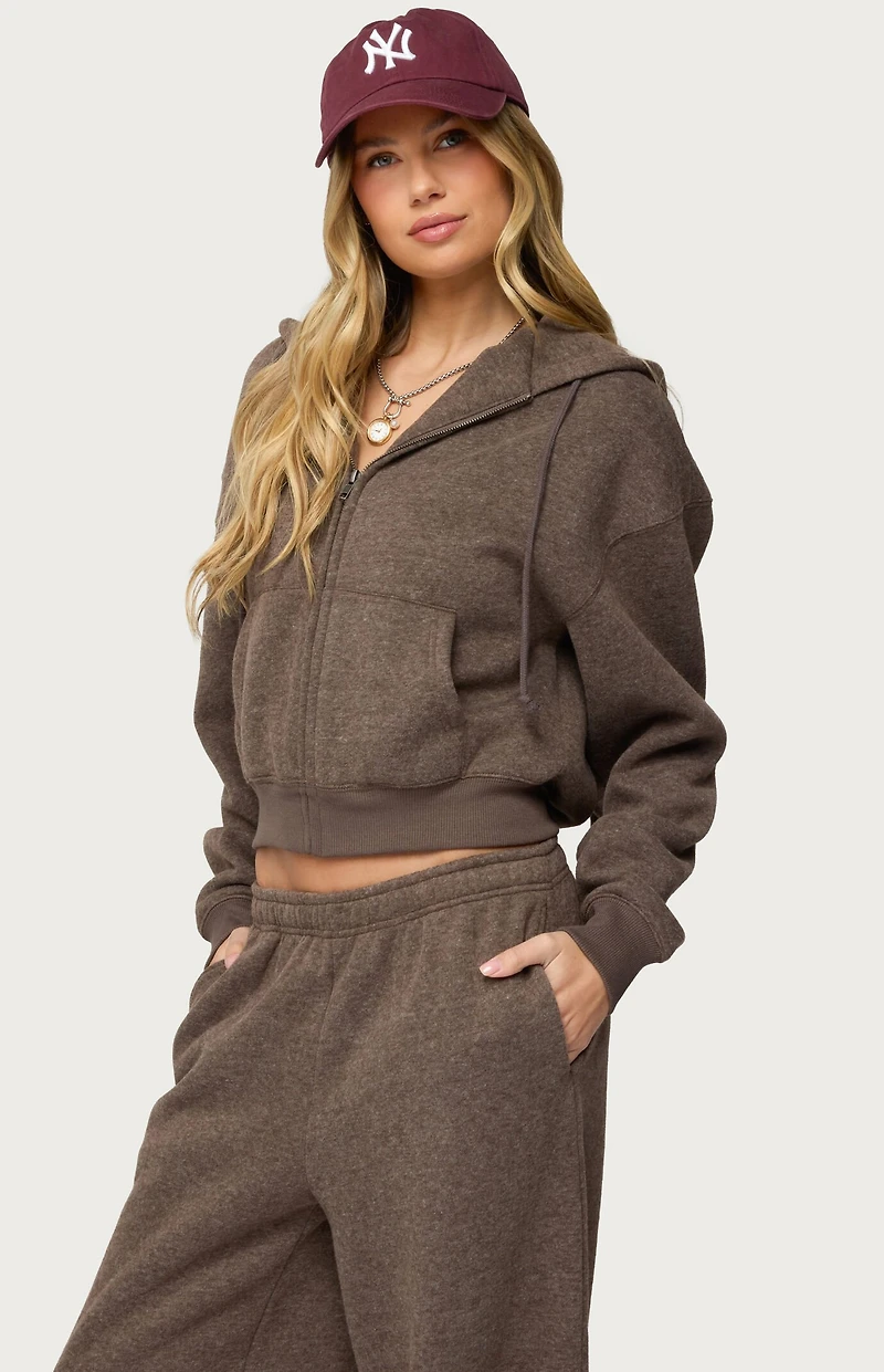 Edikted Laulie Zip Up Hoodie