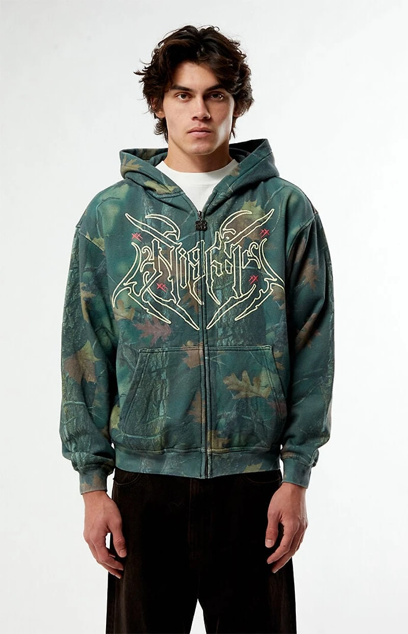 Nightlab Night Spider Camo Full Zip Hoodie