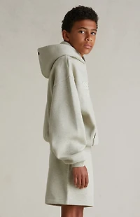 Fear of God ESSENTIALS Kids Heather Stone Fleece Hoodie