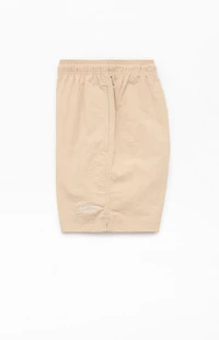 Pacsun Tan Collegiate 6.5'' Swim Trunks
