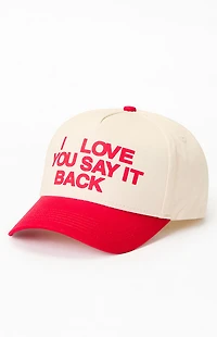LONELY GHOST I Love You Say It Back Snapback Hat
