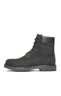 Timberland Women's Black Premium 6inch Lace-Up Waterproof Boots