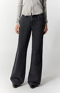 Pacsun Casey Low Rise Baggy Jeans Washed Black
