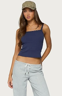 Edikted Luschia Lacey Tank Top