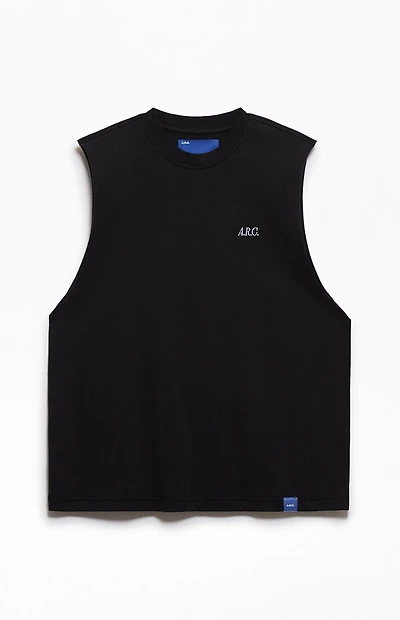 A.R.C. Black Standard Cut Off Muscle T-Shirt