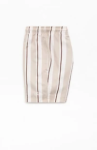 Pacsun Basket Striped 5" Swim Trunks