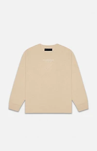 Fear of God ESSENTIALS Gold Heather Crew Neck Sweatshirt