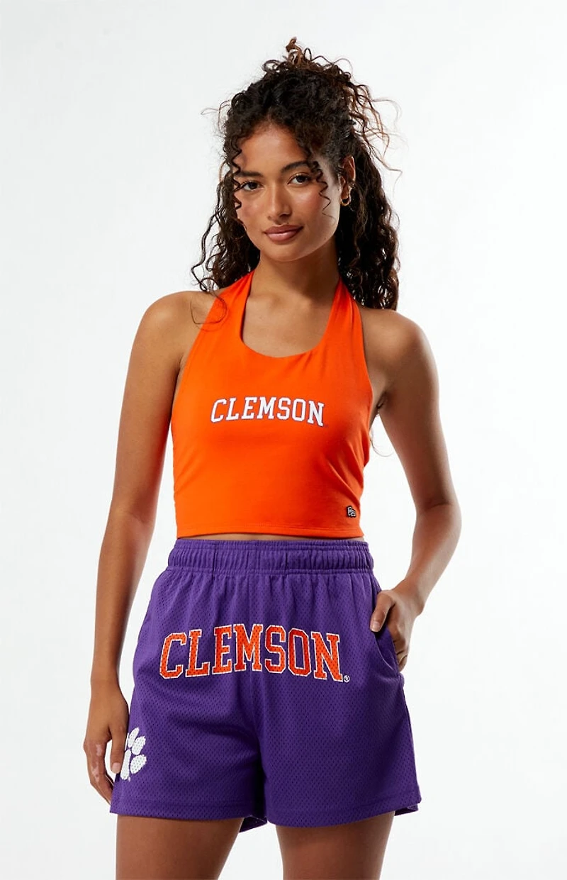 HYPE & VICE Clemson Tigers Tailgate Halter Top