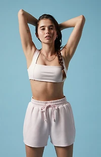 PAC 1980 Active Pink Sweat Shorts