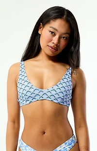 Roxy Golden Glow Reversible Scoop Tank Bikini Top