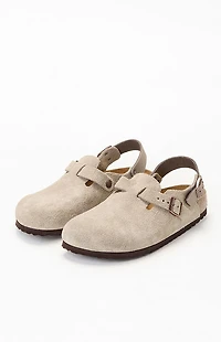 Birkenstock Women's Tokio Suede Leather Clog Taupe
