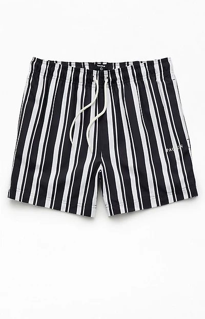 Pacsun Mariner Striped Eco 4.5" Swim Trunks