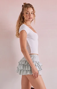 Beverly and Beck Sunshine Scoop Neck T-Shirt