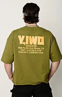 YIWO Beast Lift Cropped T-Shirt