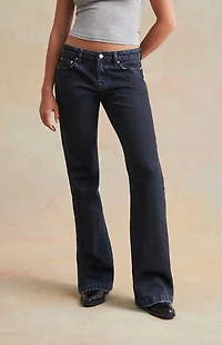 RARE DNM EDIT Dark Blue Low Rise Bootcut Jeans