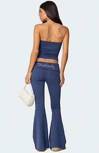 Edikted Aiyana Bow Built Bra Tube Top