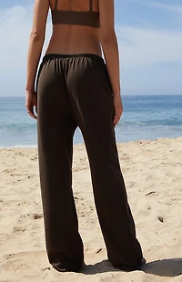 John Galt Brown Autumn Tie Baggy Sweatpants