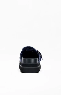 AZALEA WANG Women's Billie Denim Flatform Mules