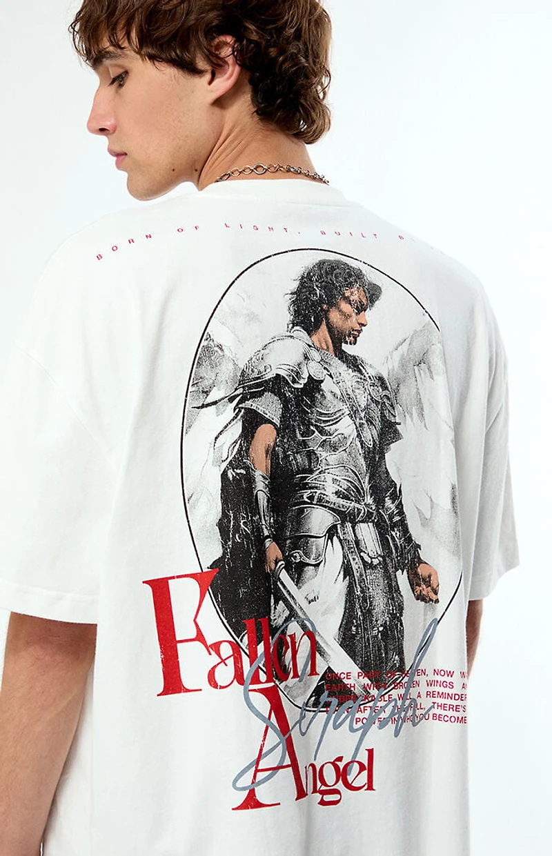 Pacsun Fallen Angel Cropped Boxy T-Shirt