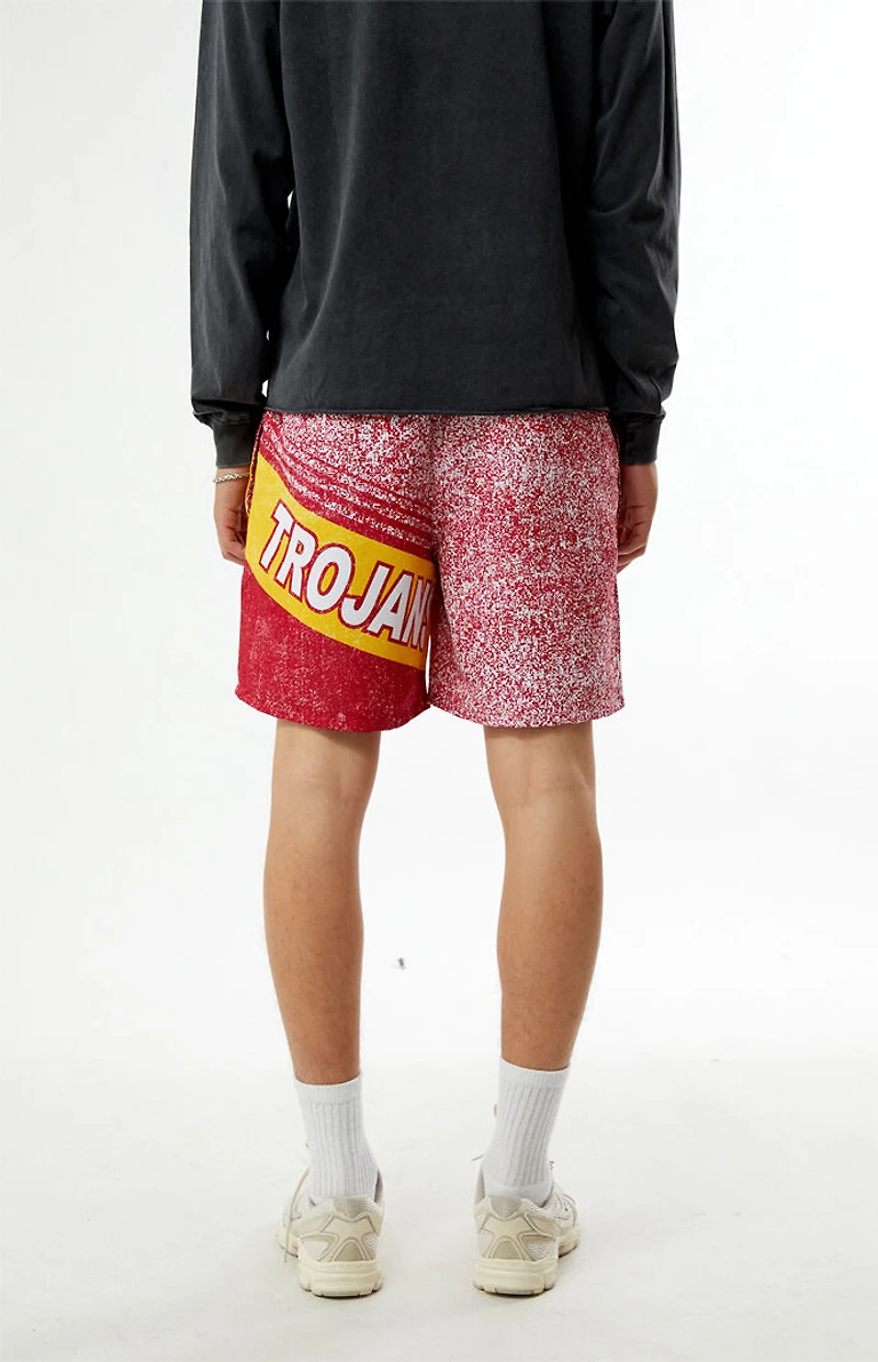 Mitchell & Ness USC Trojans Woven Shorts