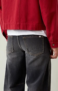 Pacsun Mason Baggy Barrel Jeans Dart Black