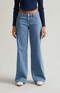 Pacsun Casey Low Rise Baggy Jeans Light Indigo Wash
