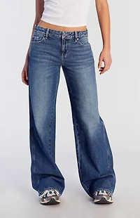 Pacsun Casey Low Rise Baggy Jeans Medium Indigo