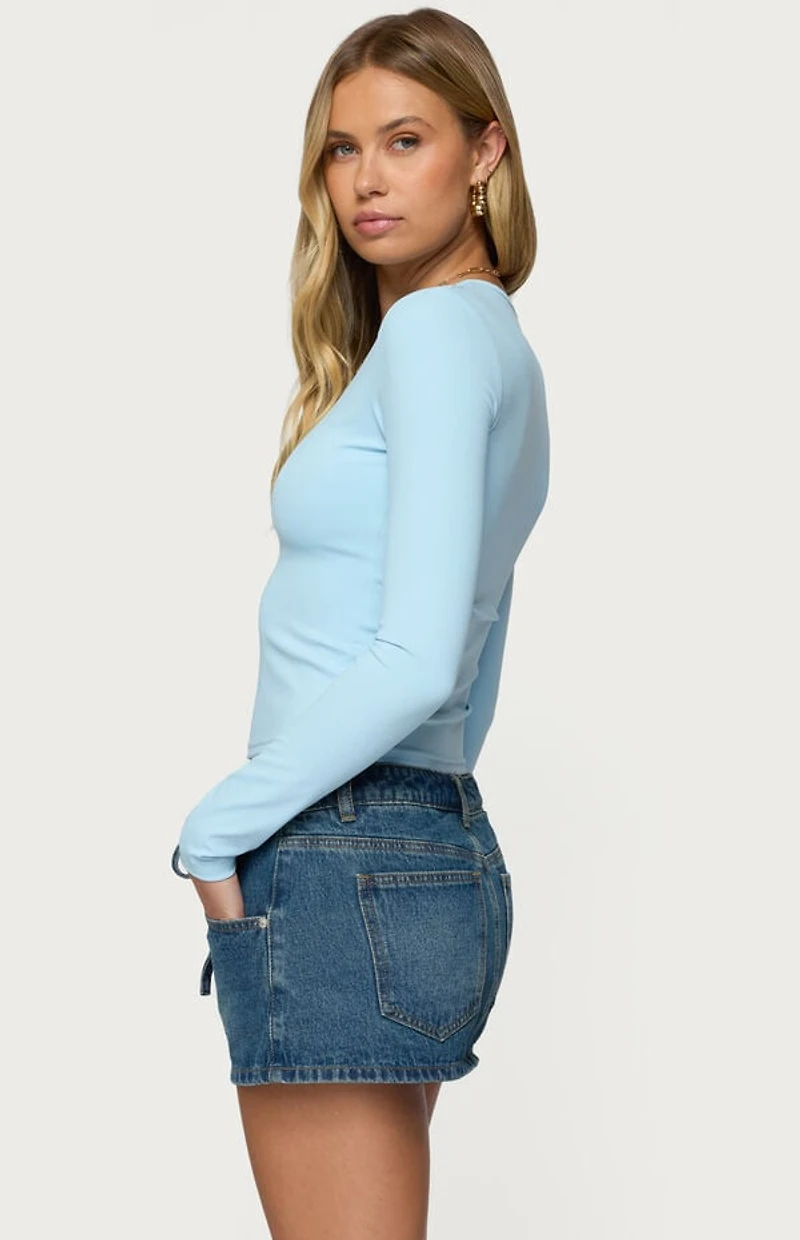 Edikted Tay Long Sleeve Top