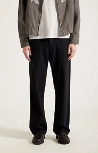 Pacsun Black Straight Leg Linen Pants