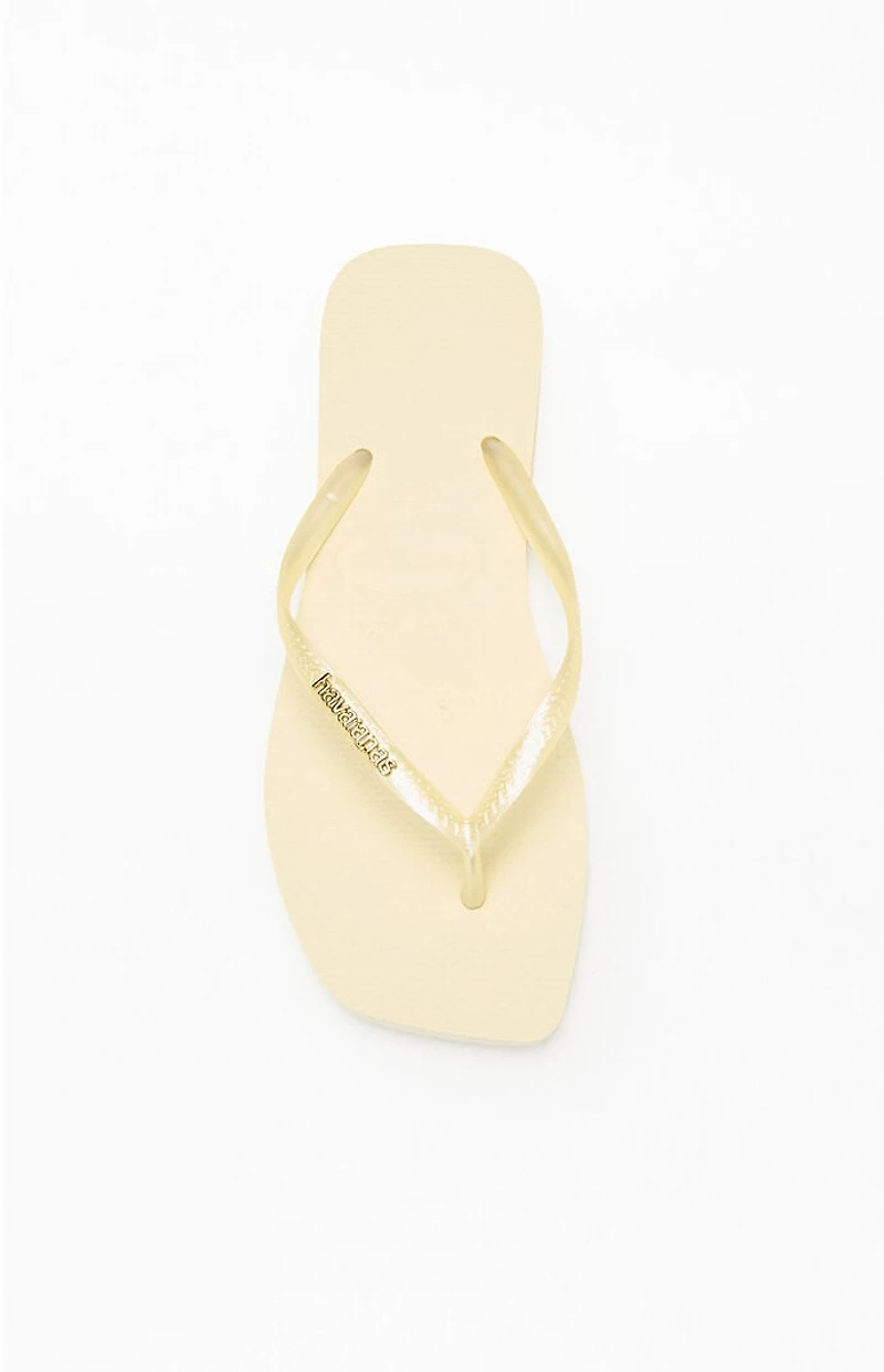 Havaianas Women's Slim Square Metallic Sandals