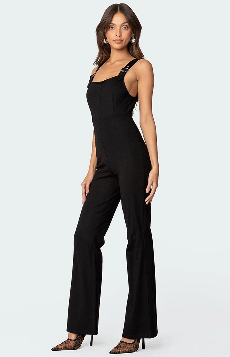Edikted Bianka Buckle Strap Jumpsuit