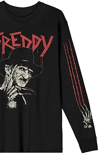 Nightmare on Elm Street Freddy Claws Long Sleeve T-Shirt