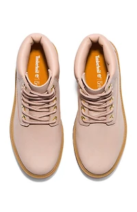 Timberland Women's Tan Stone Street 6inch Lace-Up Waterproof Boots