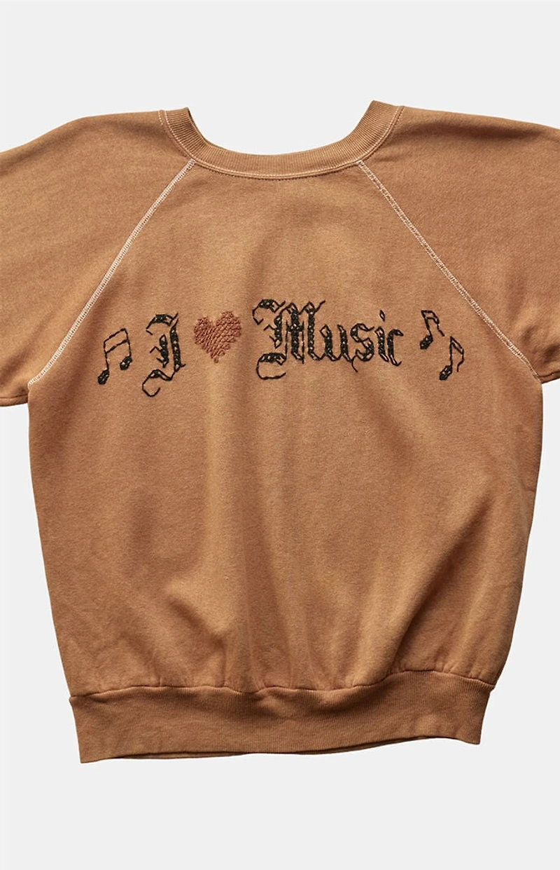 PS VINTAGE '80s I Love Music Sweatshirt